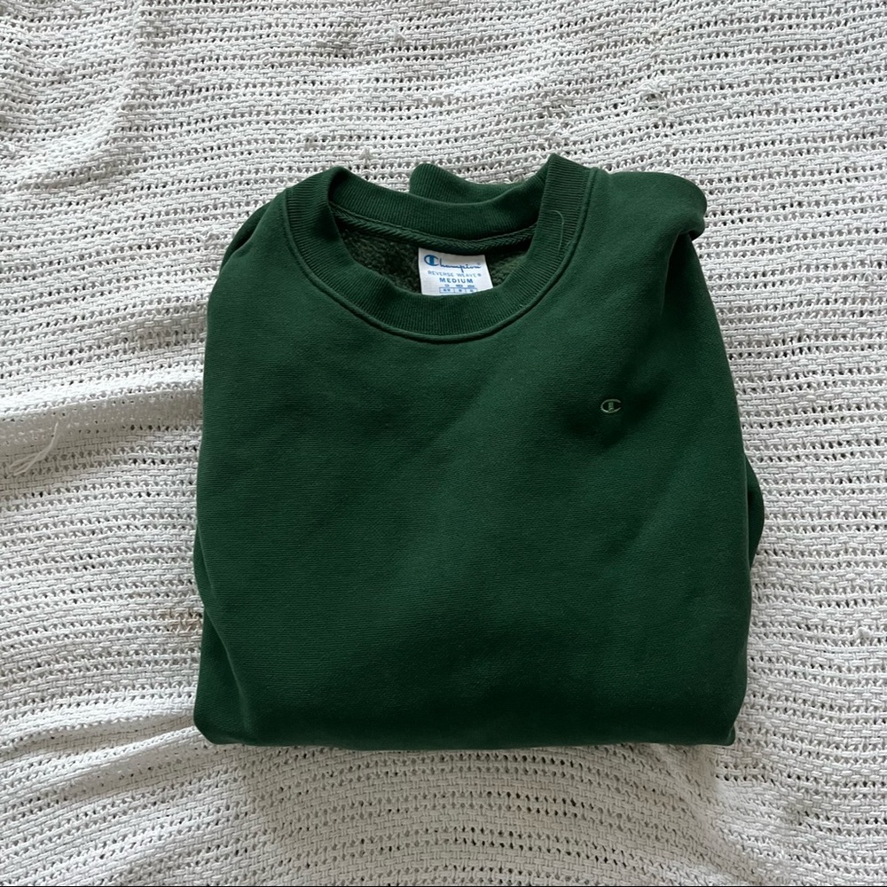 Champion Reverse Weave M Green